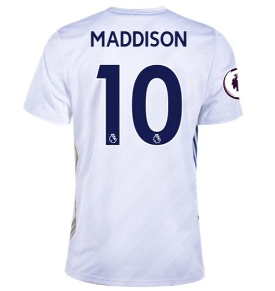 Leicester City Away Kit Soccer Jersey JAMES MADDISON #10 2020/21